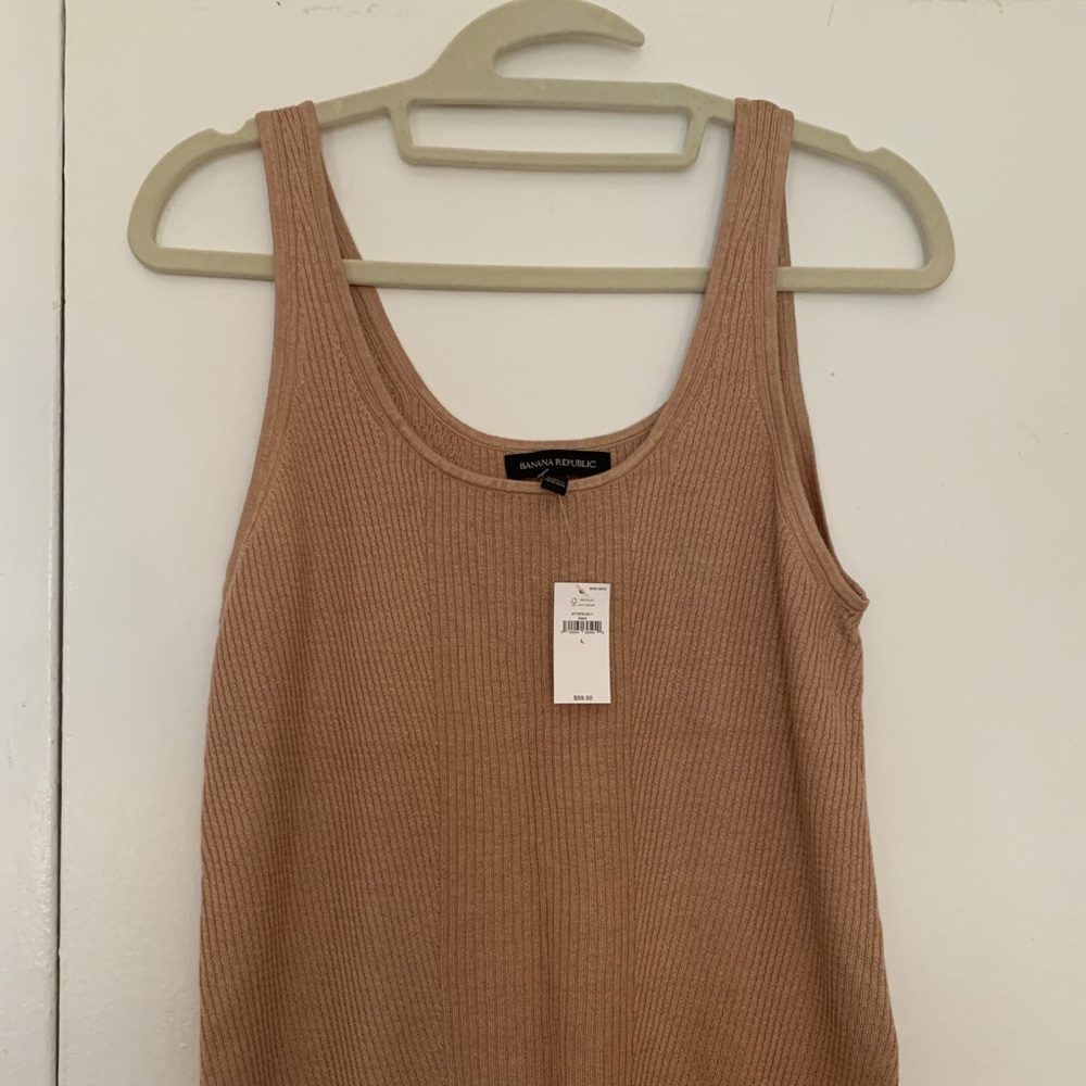 SILK BLEND KNIT TANK TOP - No tag anymore!
